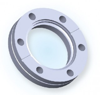 CF Bored Blank Flange