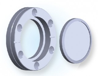 CF Rotatable Blank Tapped Flange