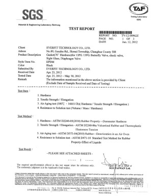 SGS EPDM-Dichtung